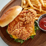Brakebush 5.7 oz. Signature Crispy Breaded Chicken Breast Fillets - 28/Case