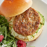 Brakebush 1.9 oz. Fully Cooked Unbreaded Chicken Sausage Patty - 90/Case