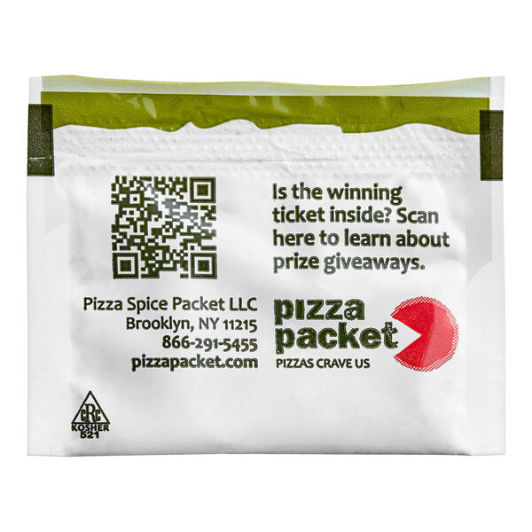 Pizza Packet Oregano Packet 0.023 oz. - 500/Case