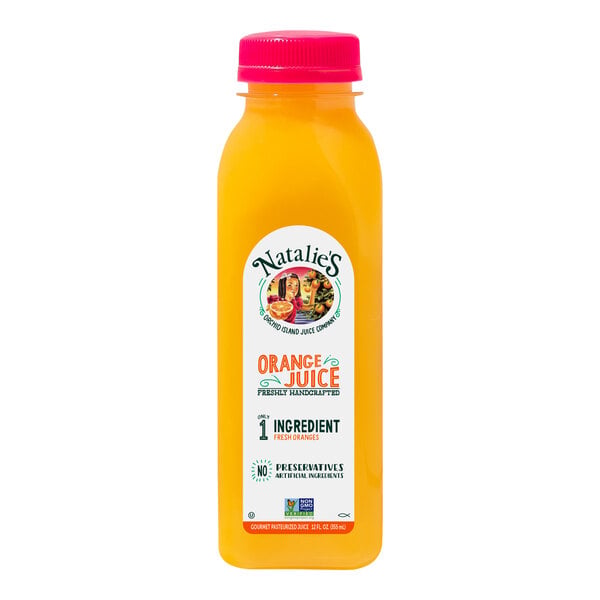 Natalie's Orange Juice 12 fl. oz. - 6/Case