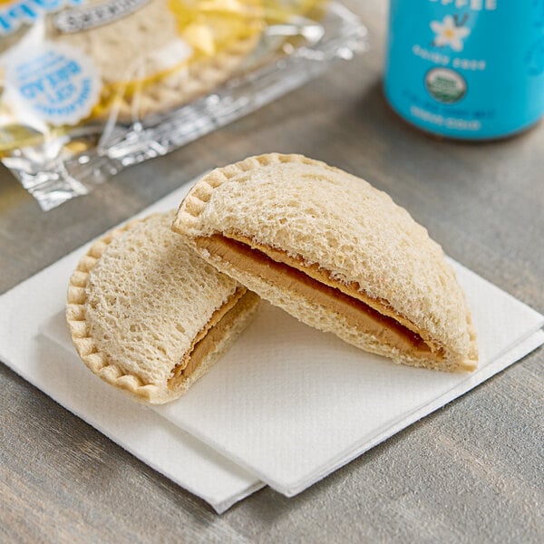 Smucker's Uncrustables Honey and Peanut Butter Whole Wheat Sandwich 2.6 oz. - 72/Case