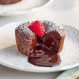 White Toque Lava Cake with Valrhona® Chocolate 3.2 oz. - 24/Case