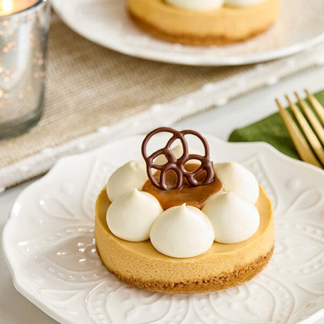 White Toque Gluten-Free Caramel Cheesecake Tartlet 4 oz. - 20/Case