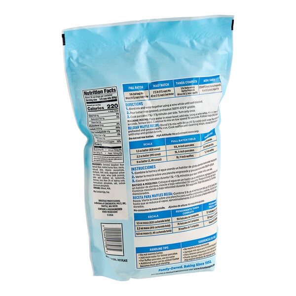 Krusteaz Professional 5 lb. Buttermilk Pancake & Waffle Mix - 6/Case