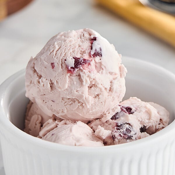 Tillamook Oregon Dark Cherry Premium Ice Cream with 13.5% Butterfat 3 Gallon