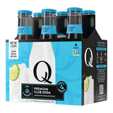 Q Mixers Premium Club Soda Bottle 6.7 fl. oz. - 24/Case