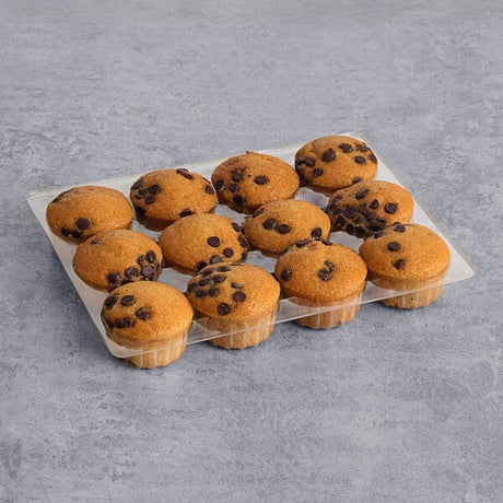 Abe's Vegan Chocolate Chip Mini Muffin 12-Count 10 oz. - 12/Case