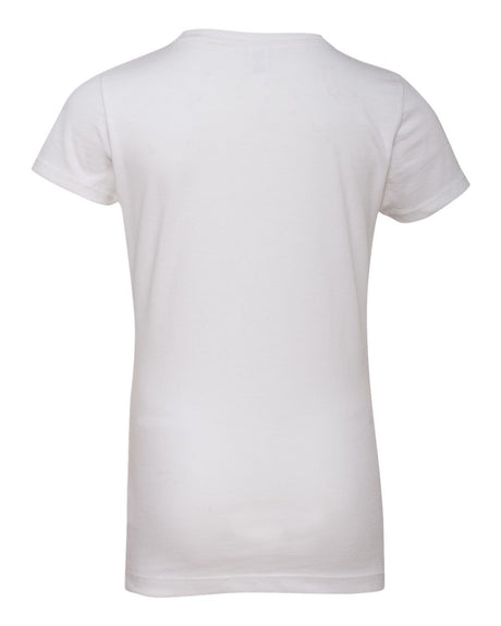 24 PACK: Next Level® Girls Cotton Princess Crewneck Short Sleeve T-Shirt