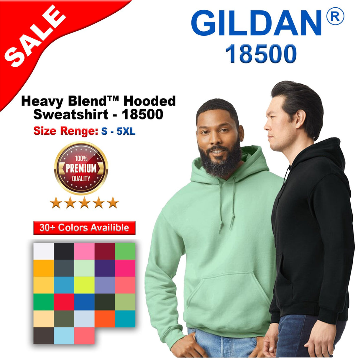 Gildan® Heavy Blend Hooded Sweatshirt
