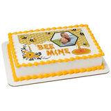 Bee Mine Honey Comb Love PhotoCake Edible Image