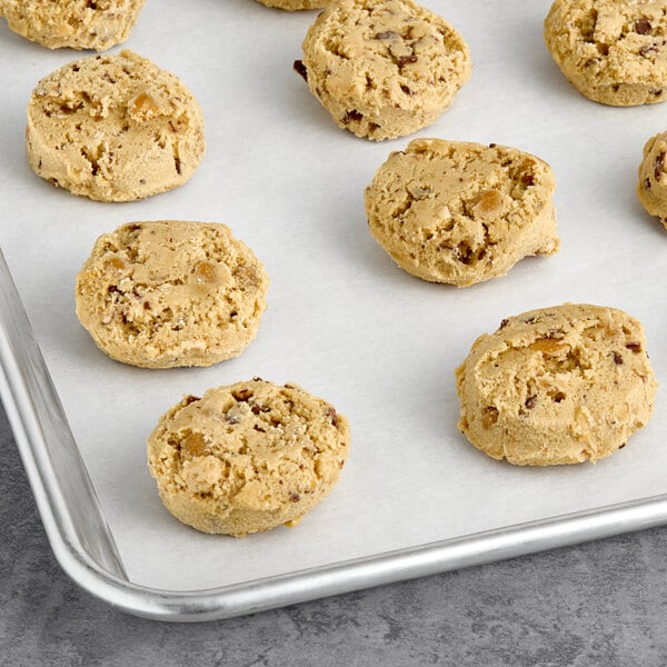 David's Cookies Gourmet Salted Caramel Cookie Dough with HEATH Toffee Pieces 1.5 oz. - 216/Case