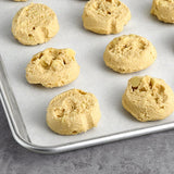 David's Cookies Gourmet Lemon White Chocolate Chip Cookie Dough 1.5 oz. - 213/Case