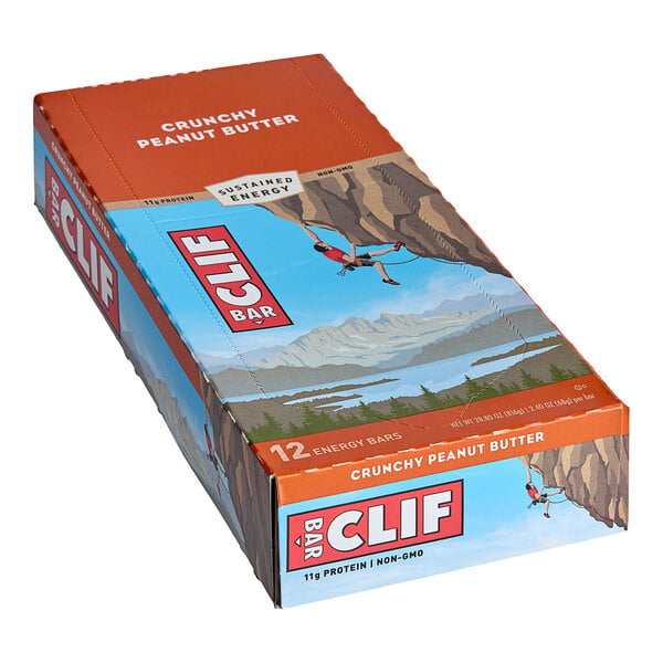 Clif Bar Crunchy Peanut Butter Energy Bar 2.4 oz. - 192/Case