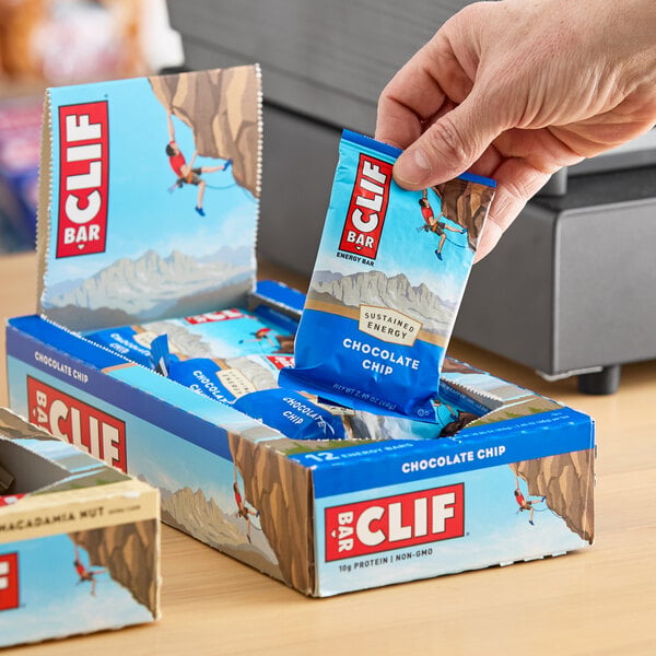 Clif Bar Chocolate Chip Energy Bar 2.4 oz. - 192/Case