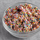 Mini Rainbow Chocolate Nonpareils 10 lb.