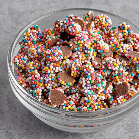 Mini Rainbow Chocolate Nonpareils 10 lb.