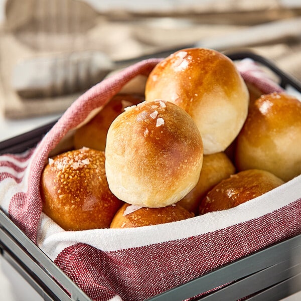 Pennant Parker House Style White Dinner Roll 1 oz. - 240/Case