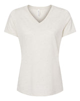 BELLA + CANVAS® Women's Relaxed Triblend Short Sleeve V-Neck Tee