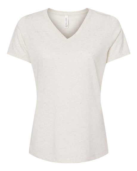 BELLA + CANVAS® Women's Relaxed Triblend Short Sleeve V-Neck Tee