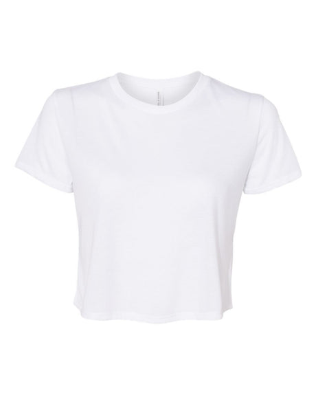 BELLA + CANVAS® Women’s Short Sleeve Crew Neck Flowy Crop T-Shirt