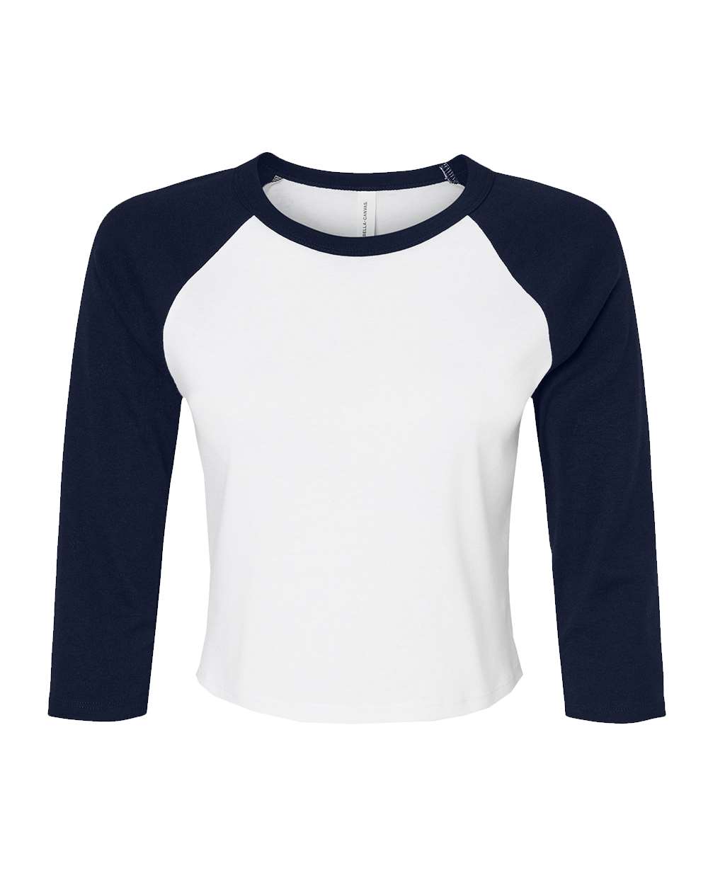 BELLA + CANVAS® Women's Micro Rib Three-Quarter Raglan Baby Tee