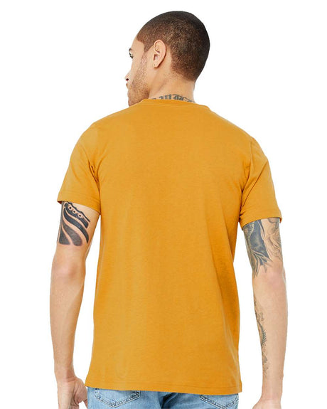 BELLA + CANVASÂ V Neck Short Sleeve Jersey T-Shirt - S