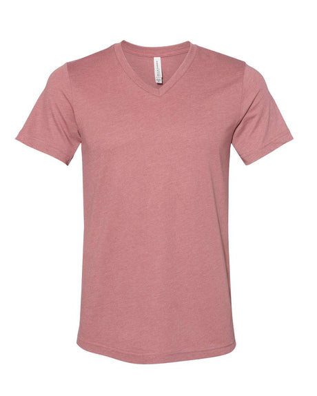 BELLA + CANVAS® Heather CVC Short Sleeve V-Neck Tee