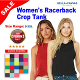 BELLA + CANVAS® Women's Racerback Crop Tank - 6682