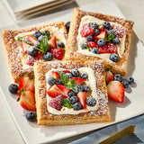 Pennant French 5" x 5" Puff Pastry Dough Sheet 2 oz. - 120/Case