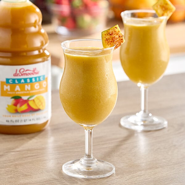 Dr. Smoothie Classic Mango Fruit Smoothie Mix 46 fl. oz. - 6/Case