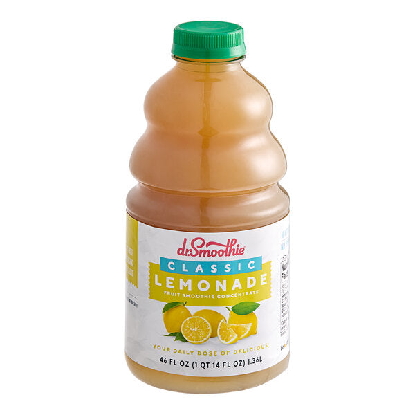 Dr. Smoothie Classic Lemonade Fruit Smoothie Mix 46 fl. oz. - 6/Case
