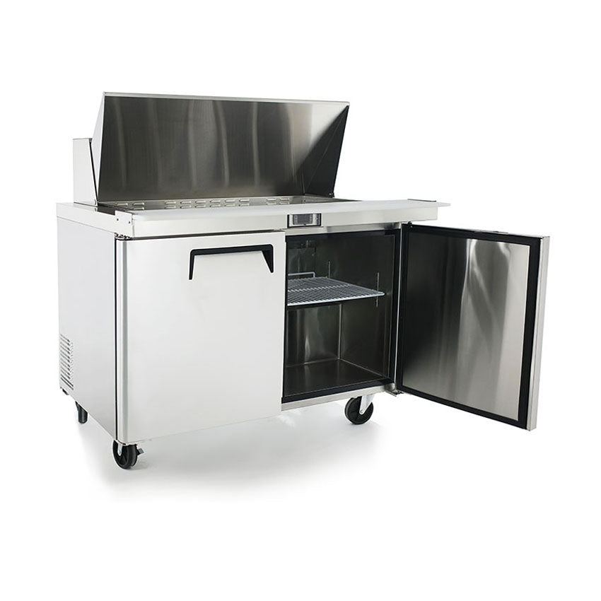 Atosa MSF8306GR Mega-Top Two Door Sandwich Prep Table 48-1/4"W, 13.38 Cu. Ft.