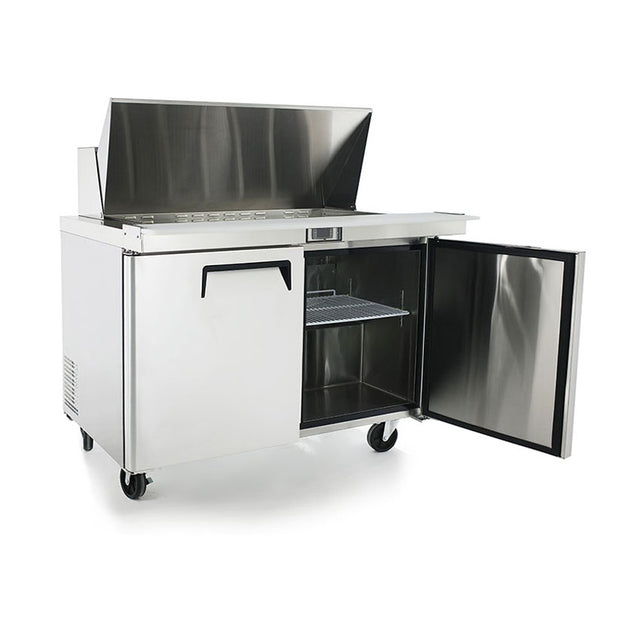 Atosa MSF8306GR Mega-Top Two Door Sandwich Prep Table 48-1/4"W, 13.38 Cu. Ft.