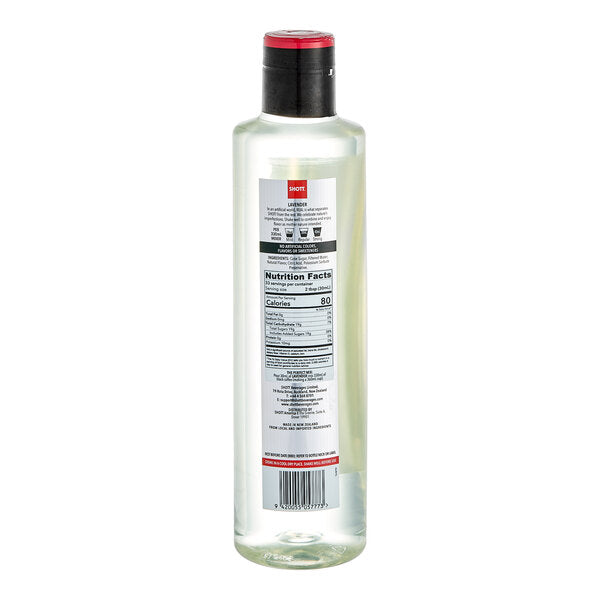 SHOTT Lavender Concentrated Flavoring Syrup 1 Liter - 6/Case