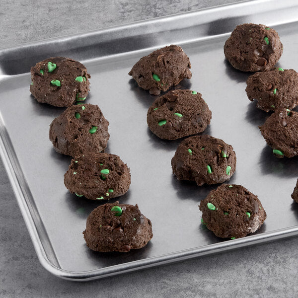 David's Cookies Gourmet Chocolate Mint Chip Cookie Dough 1.5 oz. - 213/Case