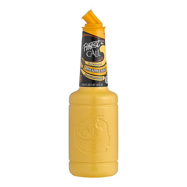 Finest Call Premium Single-Pressed Pineapple Juice 1 Liter - 12/Case