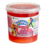 Possmei Dragon Fruit Popping Boba 7.05 lb. - 4/Case