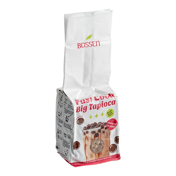 Bossen Fast Cook Big Tapioca Boba Pearls 2.2 lb. - 12/Case