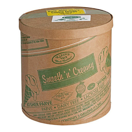Klein's Real Kosher Vegan Cookie Dough Ice Cream 3 Gallon