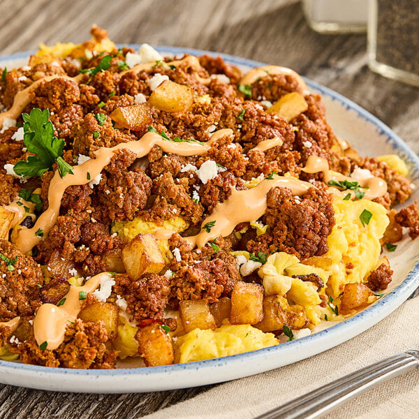 V&V Supremo Pre-Cooked Pork Chorizo Crumbles 5 lb. - 2/Case