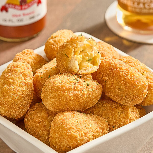 Fred's Breaded Jalapeno Cheddar Cheese Bites 2 lb. - 6/Case