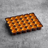 White Toque Orange Vegan Flared Tart Shell 1 5/8" - 240/Case