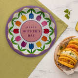 8 Count Mothers Day Party Happy Mothers Day Flowers Paper Dessert Plates 7 Inch