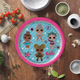 8 Count L.O.L. Surprise Party Paper Dessert Plates Disposable Tableware for Kids Birthday