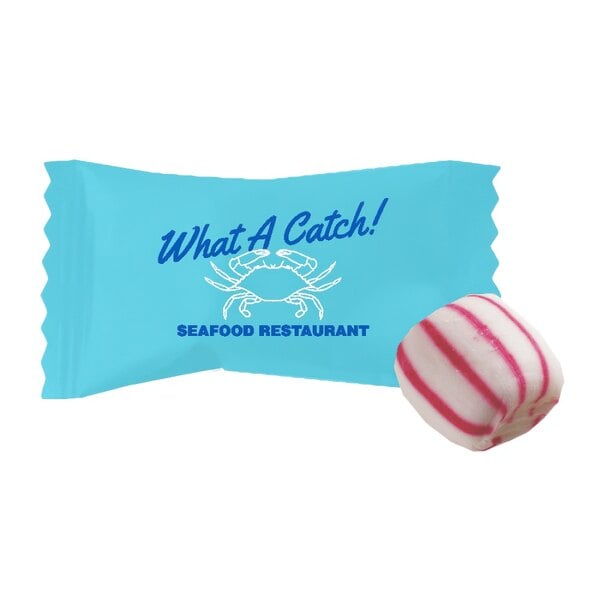 Customizable Soft Peppermints with Clear Wrapper - 1,000/Case
