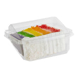 David's Cookies Rainbow Cake Slice 7 oz. - 24/Case