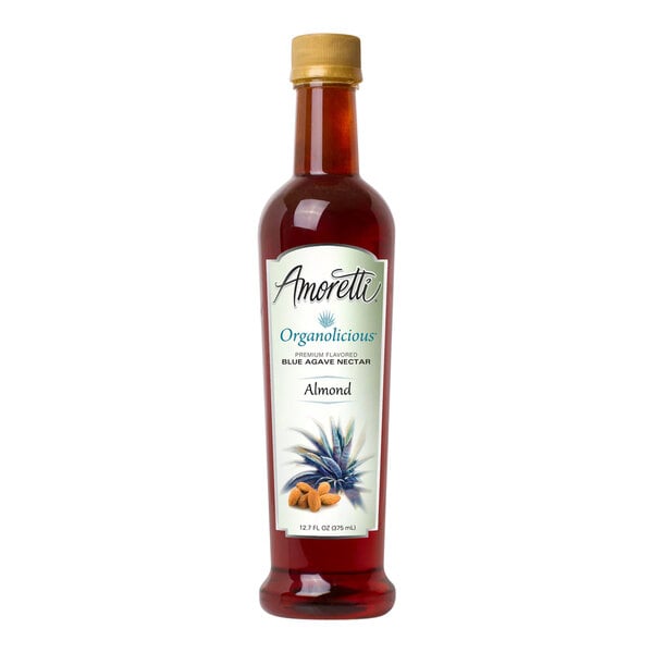Amoretti Organolicious Organic Almond Blue Agave Nectar 12.7 oz.