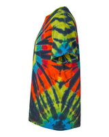 Rainbow Cut-Spiral Tie-Dyed T-Shirt