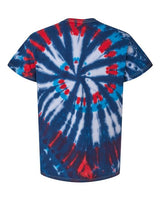 Multi-Color Cut-Spiral Tie-Dyed T-Shirt