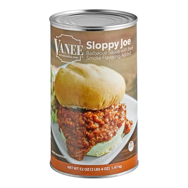 Vanee Beef Sloppy Joe - 6/Case